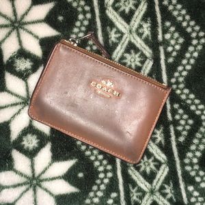 Coach leather cardholder- Needs some spiffying up!